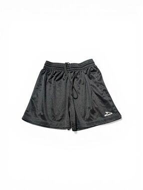 Big Boy Black Athletic Shorts with Drawstring
